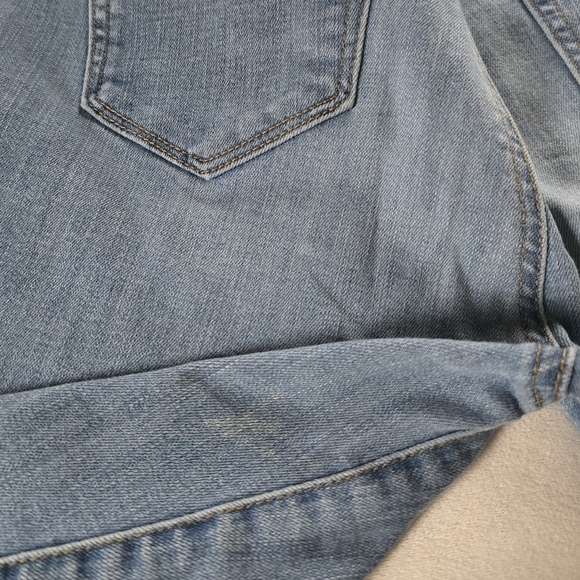 PacSun▪️Super Stretch Push-Up Light Blue Distressed Skinny Ankle Jeans - Picture 10 of 10